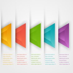 Vector abstract triangles template Object web N8