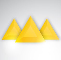 Vector abstract triangles template Object web N15