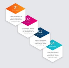 Vector colorful info graphics for your business presentations N212