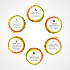 Abstract infographic design template N13