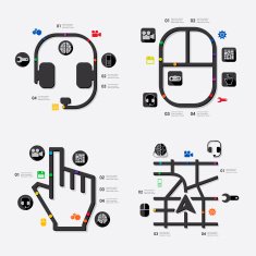 technology infographic N38