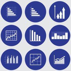 Infographic elements Items for business statistics and reports N4