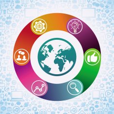Vector internet marketing concept N2