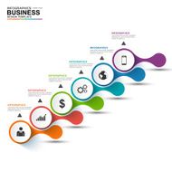 Infographics vector design template N222