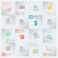 Modern business infographics N48