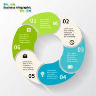 Modern vector info graphic for business project N162