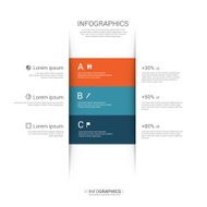 Infographics chart modern design vector illustration N2