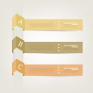 Infographics design template Business concept with 3 options N15