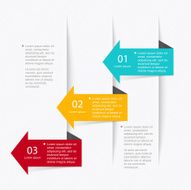 Vector colorful info graphics for your business presentations N216