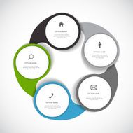 Infographic Templates for Business Vector Illustration N1028