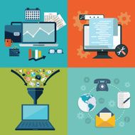 Colorful business marketing and finance concepts N12