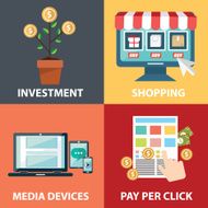 Colorful business marketing and finance concepts N16