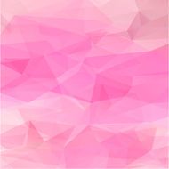 Polygon abstract pink background for web