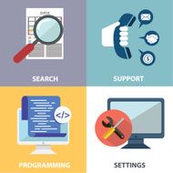 Colorful business marketing and finance concepts N18