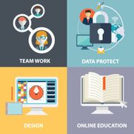 Colorful business marketing and finance concepts N19