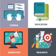 Colorful business marketing and finance concepts N20