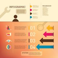 Business info graphic background