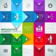 Vector abstract squares background illustration N3