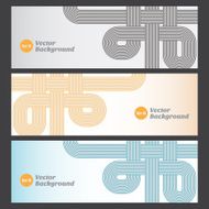 Set of abstract geometric backgrounds
