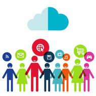 People social networking and communication concept N2