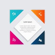 Vector colorful info graphics for your business presentations N221