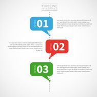 Vector Infographic timeline report template N2