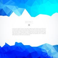 Blue vector template N44