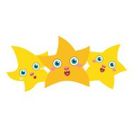 Three golden stars
