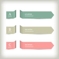 Infographic design template Business concept with 3 options N9