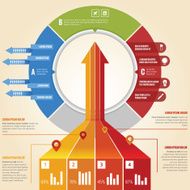 Business arrow infographic N2