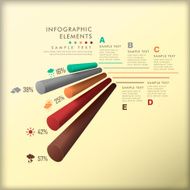 abstract 3d cylinder infographics N6
