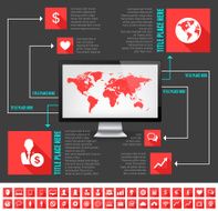 IT Industry Infographic Elements N33