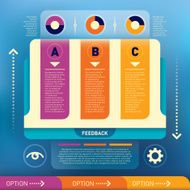 Modern info graphic illustration