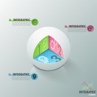 Modern infographics options banner N464