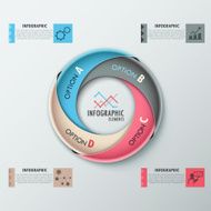 Modern infographics options banner N465