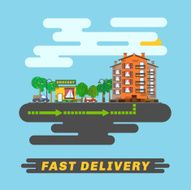 Cityscape informs fast delivery service