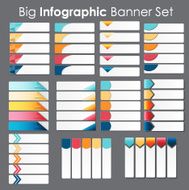 Big Set of Infographic Banner Templates for Your Business Vector N17