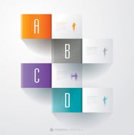 Infographics vector design template N229