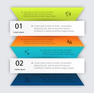 Vector colorful info graphics for your business presentations N224