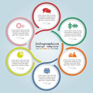Infographic design template Vector illustration N35
