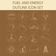 Set 16 fuel and energy icons N3