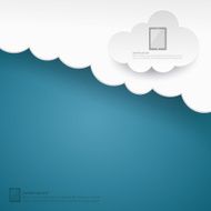 Cloud computing social abstract background concept N2