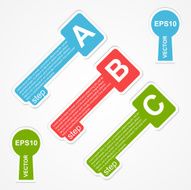 Paper key design element infographic