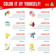 Painting Work Infographics