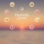 Vector poster &Atilde;&cent;&Acirc;?&Acirc;? Travel theme N2