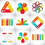 Big Set of Infographic Banner Templates for Your Business Vector N18