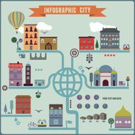 Infographic city