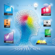 Infographics Marketing Concept