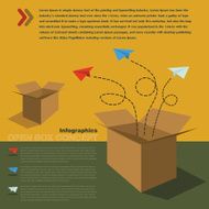infographics of open box concept