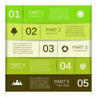 Modern vector info graphic for business project N172
